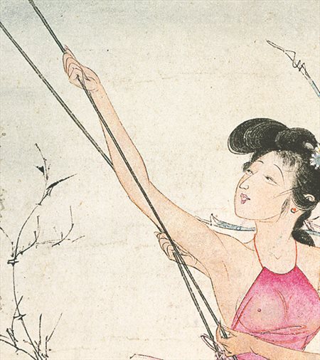 朝阳-胡也佛的仕女画和最知名的金瓶梅秘戏图